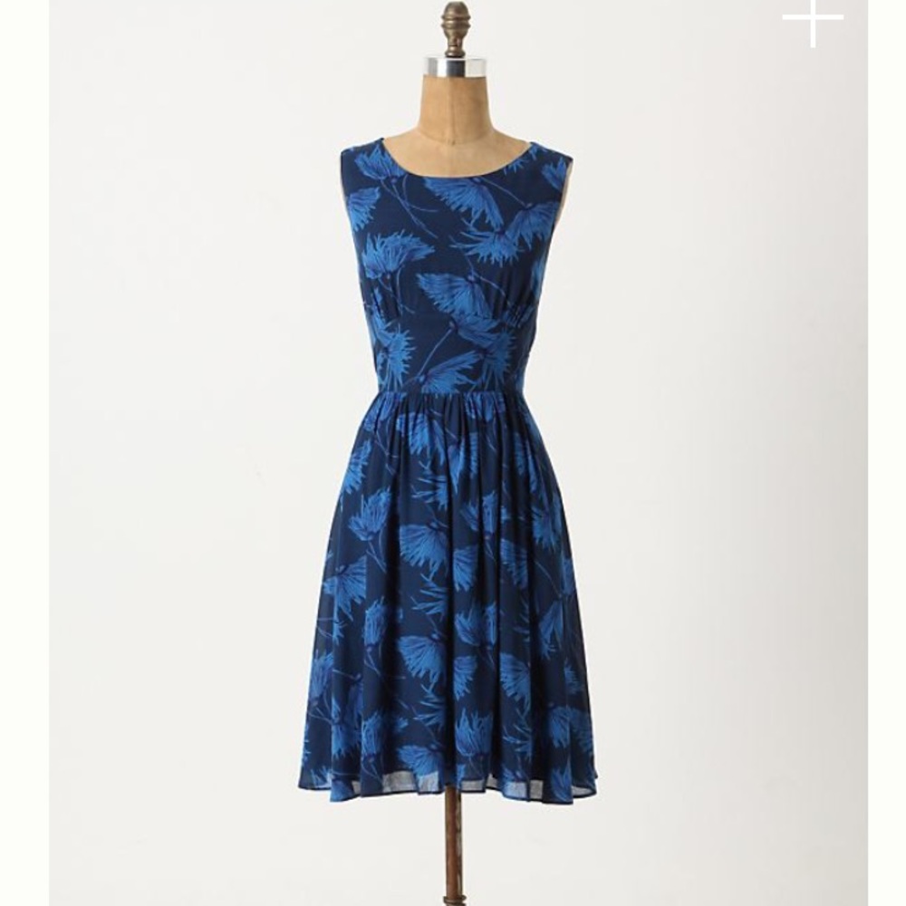 Anthropologie Strappy Dandelion Dress